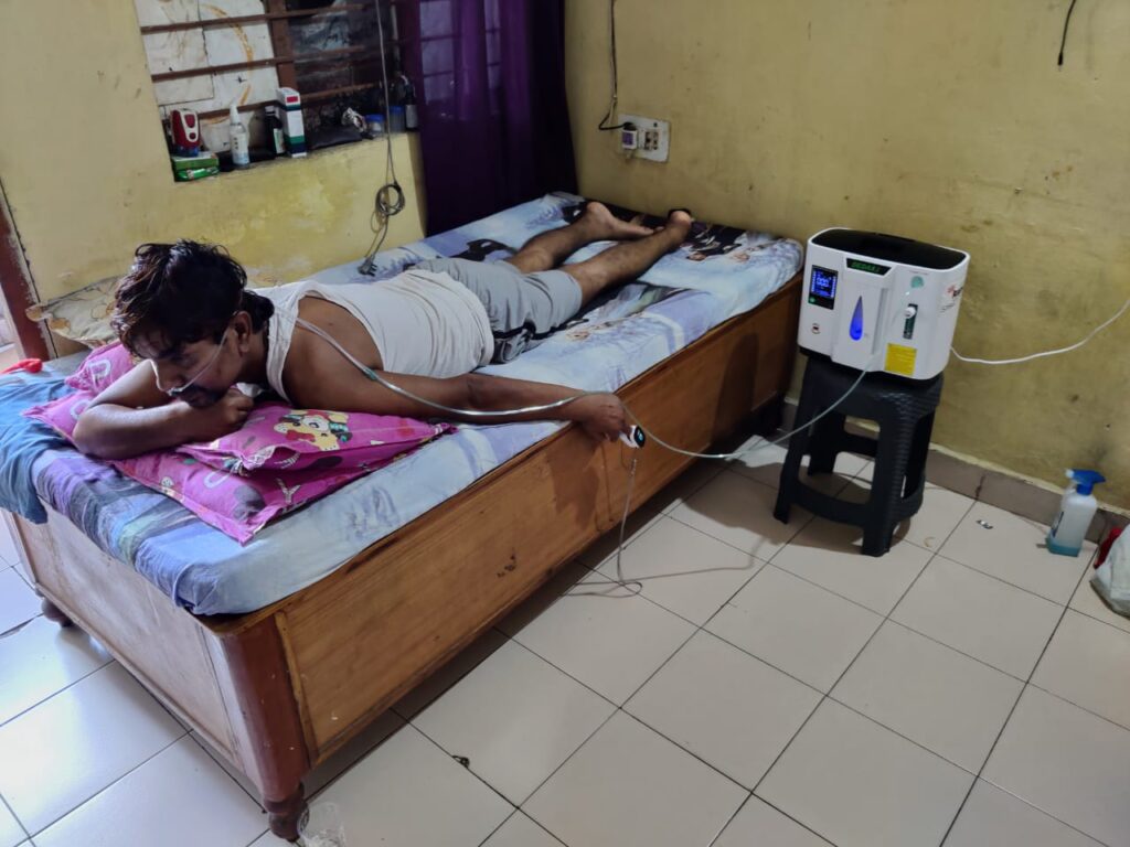 जरूरतमंद घरों तक निःशुल्क पहुंच रहा है ऑक्सीजन कंसंट्रेटर,  रायपुर स्मार्ट सिटी