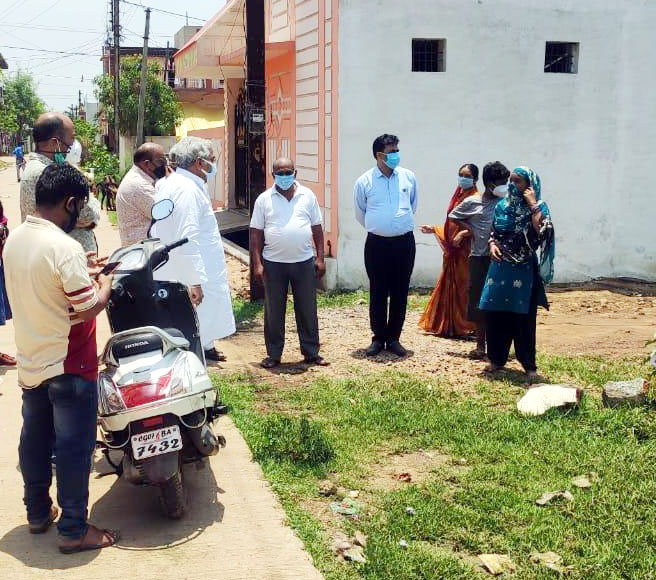 उरला क्षेत्र में होगा नालियों का निमार्ण अरुण वोरा