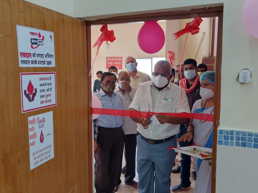 पाटन  स्वास्थ्य केंद्र में  ब्लड स्टोरेज यूनिट का शुभारंभ