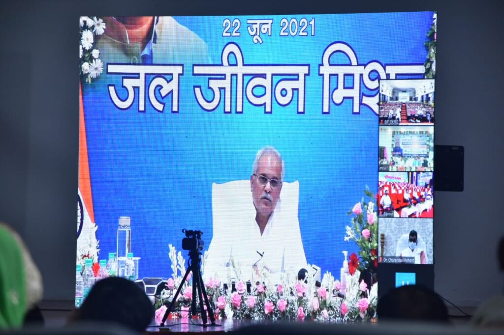 जल जीवन मिशन की योजनाओं का मुख्यमंत्री ने किया भूमिपूजन