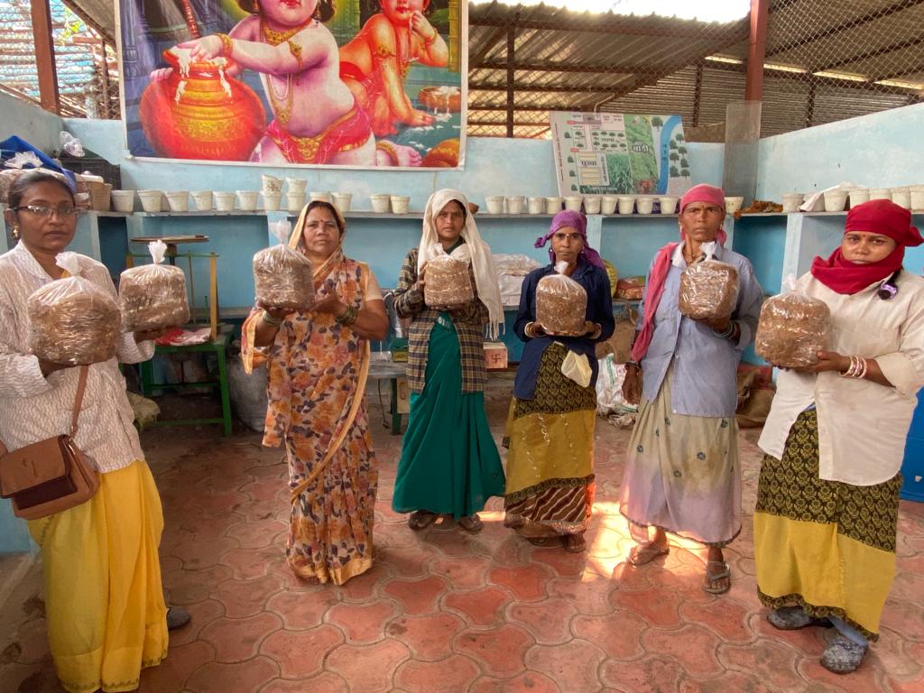 स्व. सहायता समूह की महिलाओं को मिला प्रशिक्षण