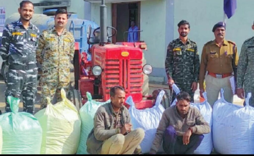 60 लाख का गांजा पकड़ाया