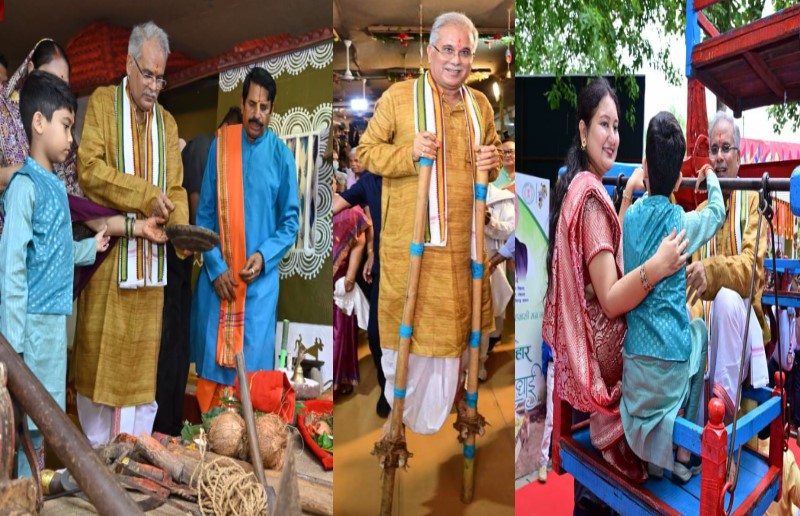 छत्तीसगढ़ भवन में धूमधाम से मना हरेली तिहार, संस्कृति की झलक,