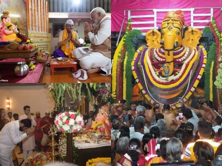 देशभर में गणेश चतुर्थी की धूम, पीएम मोदी ने  दी शुभकामनाएं
