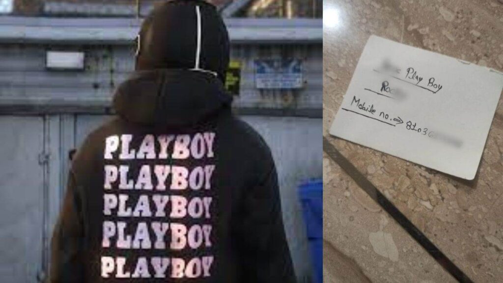 मैं प्ले ब्वाय ये मेरा नंबर है,घरों में युवक ने फेंका अश्लील पर्चा