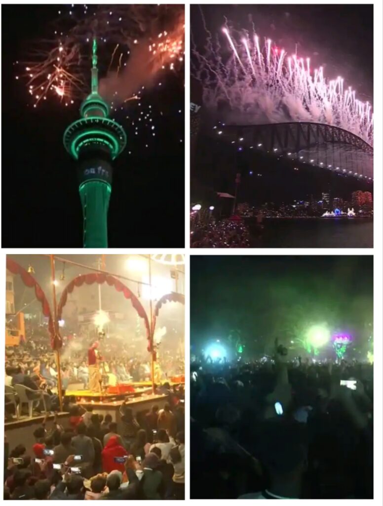 सिडनी से लेकर दिल्ली तक ऐसे मनाया गया नए साल का जश्न