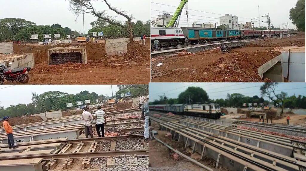 सुपेला अंडर ब्रिज का काम जोरो पर जारी