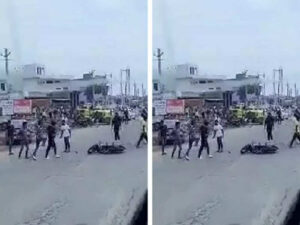 भगवा यात्रा के दौरान दो गुटों में पत्थरबाजी फायरिंग, कई लोग घायल