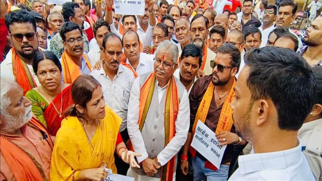 धरमलाल कौशिक ने राज्य सरकार  पर साधा निशाना भूपेश सरकार ने घोटालों का बनाया विश्व रिकार्ड