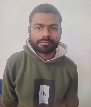 अवैध रूप से रखे मादक पदार्थ गांजा के साथ एक आरोपी गिरफ्तार