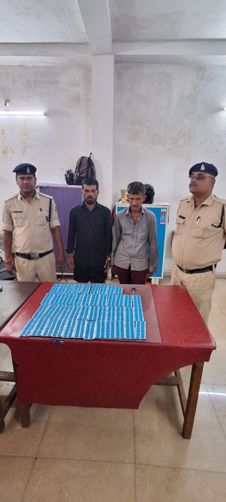 ‘‘संकल्प’’ अभियान के तहत दो आरोपी 1072 नग प्रोकर्स ओ एच एम स्पा नशीली कैम्सूल के साथ गिरफ्तार
