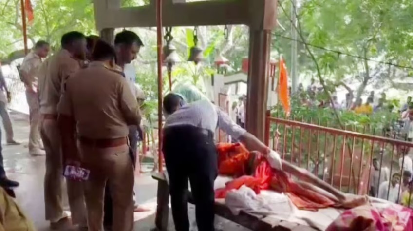 मंदिर के पुजारी और रामानंदी संप्रदाय के संत की हत्या मामले में थाना प्रभारी सहित चार पुलिसकर्मी सस्पेंड