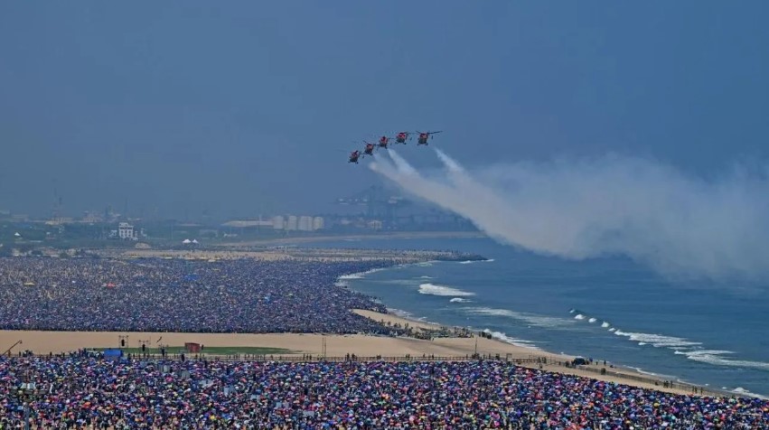 चेन्नई एयर शो में दम घुटने से तीन लोगों की मौत, 230 से ज्यादा लोग अस्पताल में भर्ती