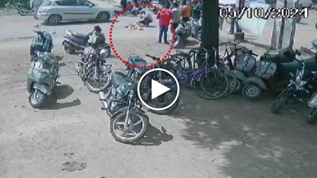 नो एंट्री एरिया में हाइवा ने स्कूटी सवार को मारी ठोकर, पिता के सामने मौके पर हुई बेटी की मौत, एक्सीडेंट का CCTV फुटेज आया सामने