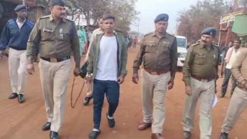 एक्सीडेंट कर गाली गलौज, मारपीट कर चाकू दिखाकर मारने की धमकी देने वाला आरोपी गिरफ्तार