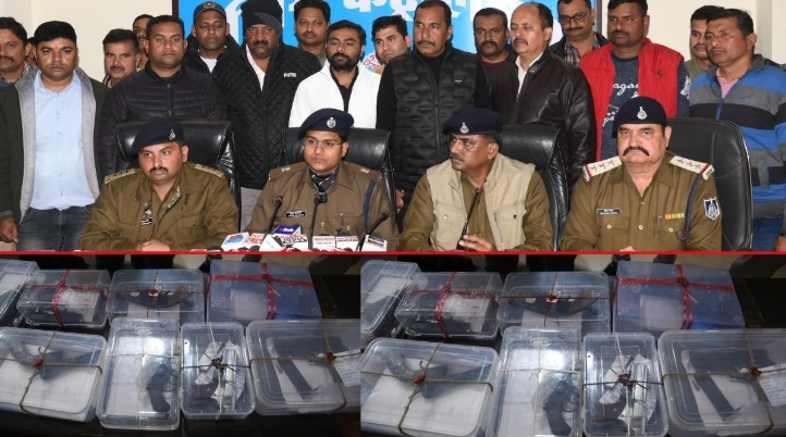 MP में खिलौनों की तरह कट्टे लेकर घूम रहे बदमाश, 15 पिस्तौल के साथ 16 गिरफ्तार