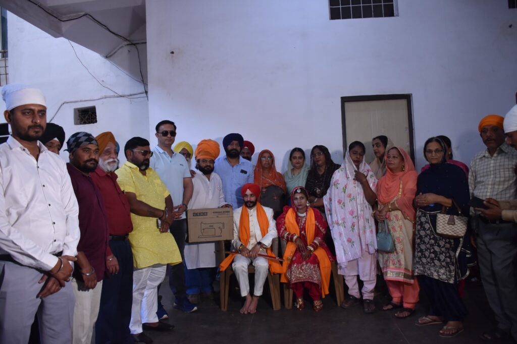 यूथ सिख सेवा समिति भिलाई के द्वारा सिख परिवार से  दुसरी कन्या का विवाह