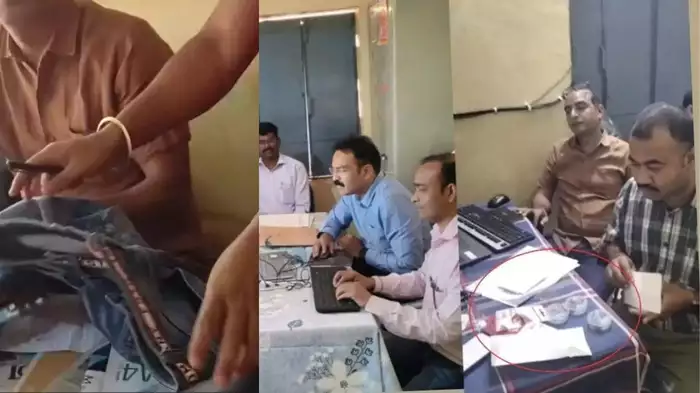 पर्ची पर लिखकर दी थी रिश्वत की रकम, लोकायुक्त की टीम ने दबोचा तो उतार दिया उपनिरीक्षक का पैंट