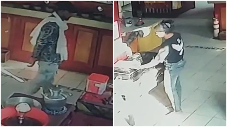 मैनपाट के बौद्ध मंदिर में दर्शन के लिए गए युवक-युवती ने की चोरी, वीडियो वायरल