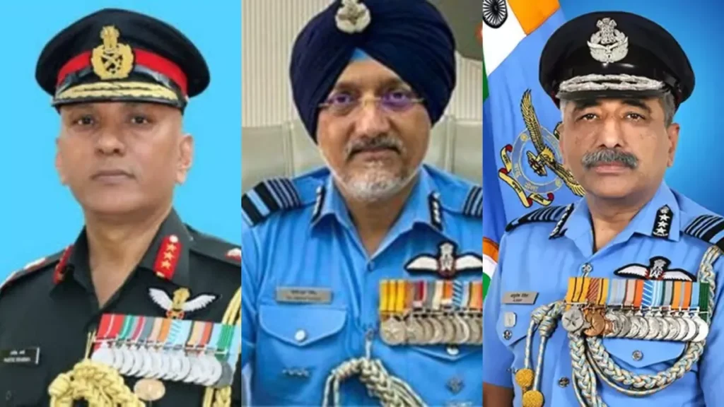 भारतीय सेना और वायुसेना में अहम बदलाव, तीन वरिष्ठ अधिकारियों ने संभाला नया जिम्मा
