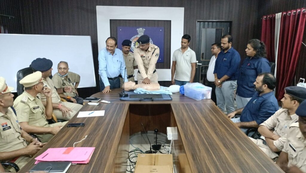 डॉयल 112 एवं जिले की पुलिस पेद्रोलिंग स्टाफ को दिया गया प्रशिक्षण