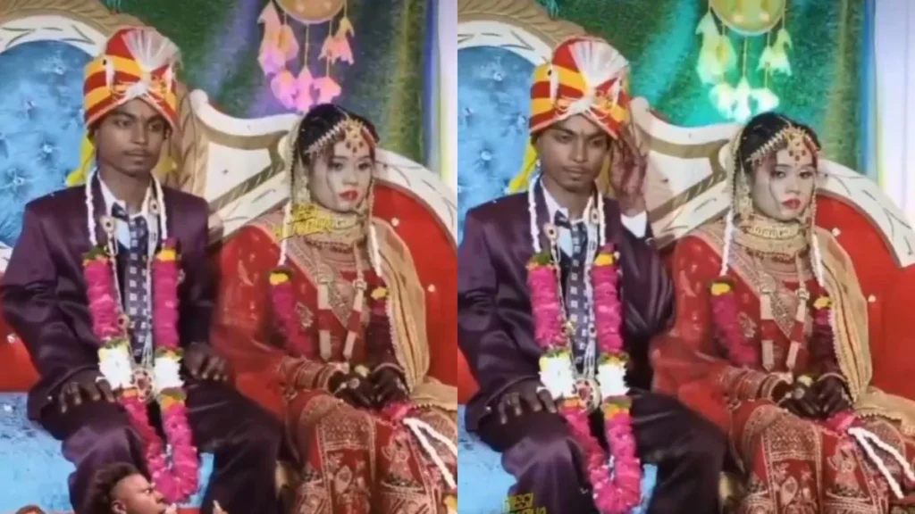 मेकअप धोया, दूल्हा रोया! शादी में दुल्हन की रंगाई-पोताई देख हैरान रह गए लोग, चेहरे और हाथ की रंगत बिल्कुल अलग-अलग