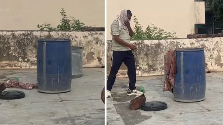 राजस्थान में नील ड्रम में मिला युवक का शव, घटना के बाद पत्नी-बच्चे घर से गायब