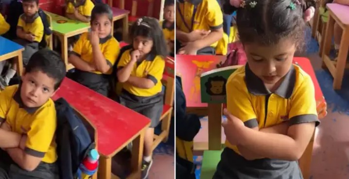 स्कूल में मैडम ने पूछा- मोबाइल क्यों नहीं देखना चाहिए? मासूम बच्चों ने ऐसे-ऐसे जवाब दिए कि वीडियो वायरल हो गया