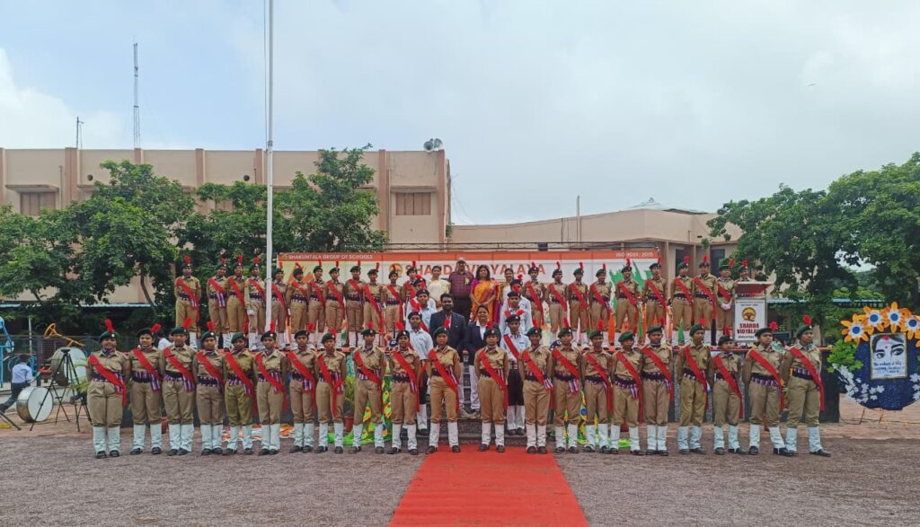 शारदा विद्यालय, रिसाली मे, मनाया गया उन्यासी स्वतंत्रता दिवस समारोह