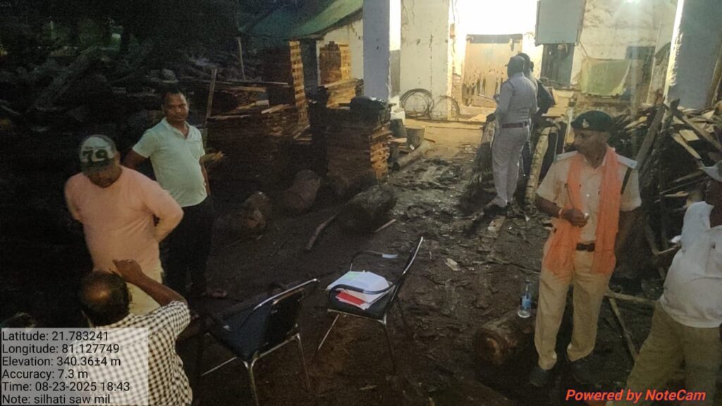 वन विभाग की बड़ी कार्रवाई: सिलहाटी में अवैध काष्ठ जप्त