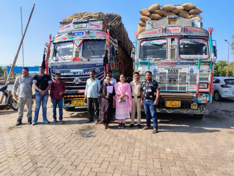 चिल्फी में दो ट्रकों से 647 क्विंटल अवैध धान जब्त, सीमावर्ती क्षेत्रों में बढ़ाई गई चौकसी