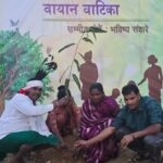 नारायणपुर मुख्यधारा में लौट चुके पूर्व नक्सलियों की नई शुरुआत, ‘वायान वाटिका’ में पौधारोपण।