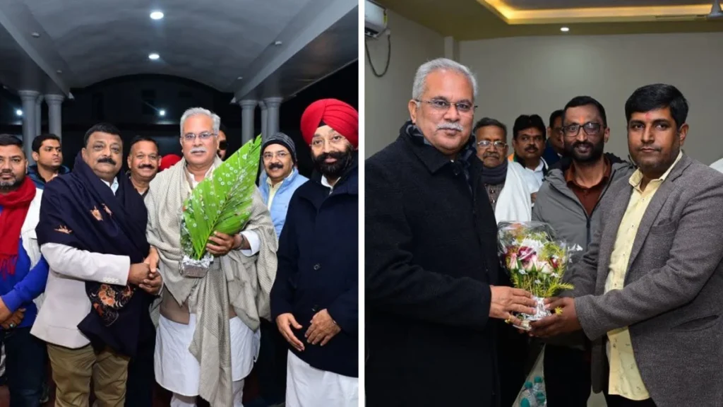 भूपेश बघेल के सरगुजा दौरे में दिखी कांग्रेस की गुटबाजी, सिंहदेव समर्थकों ने बनाई दूरी।