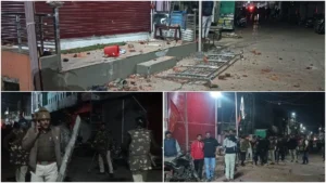 सिहोरा में गुरुवार रात ऐसे शुरू हुआ था विवाद, देखते ही देखते चलने लगे पत्थर; मंदिर की ग्रिल तोड़ी