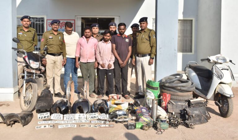 वाहन चोरी के प्रकरण में शातिर आरोपी का खुलासा