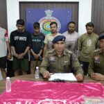 चोरी की घटनाओं पर प्रभावी अंकुश हेतु नाकाबंदी कर 06 आरोपियों को किया गया गिरफ्तार