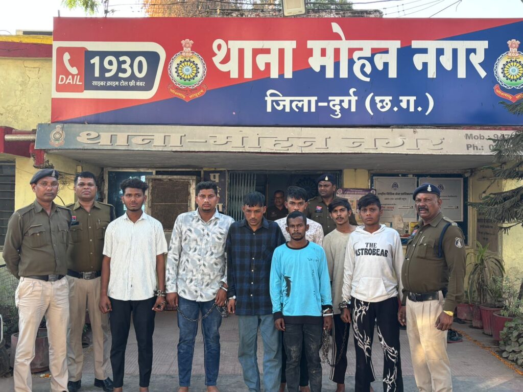 शिवजी की बारात के दौरान विवाद पश्चात मारपीट कर हत्या करने वाले 07 आरोपी गिरफ्तार