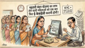 छत्तीसगढ़ महतारी वंदन योजनाः 2.55 लाख महिलाओं को फिर करानी होगी ई-केवाइसी तभी मिलेगी राशि।